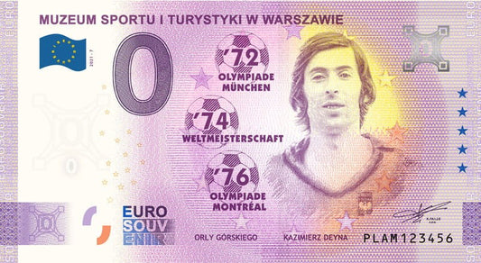 0 euro Polska Muzeum Sportu K. Deyna 2021.1
