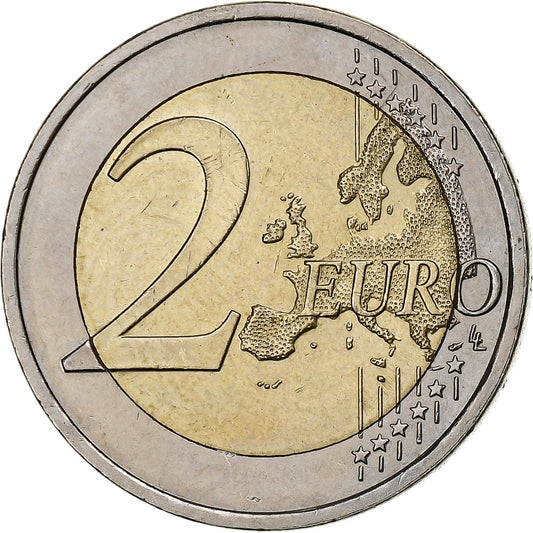 Słowenia,
2 euro,
Der Dichter France Prešeren