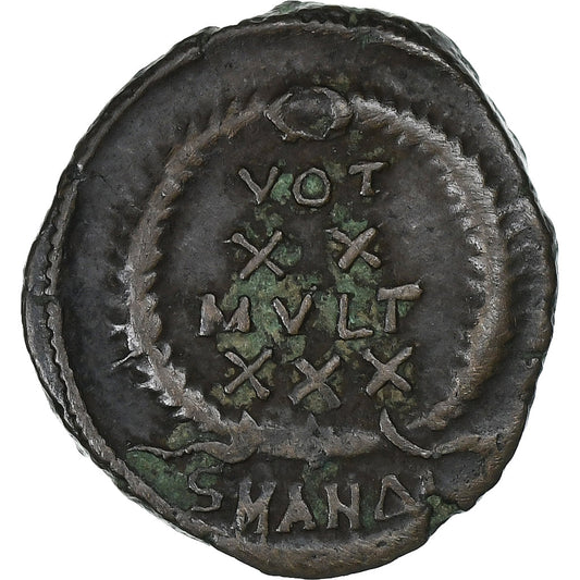 Konstancjusz II,
Follis,
347-348