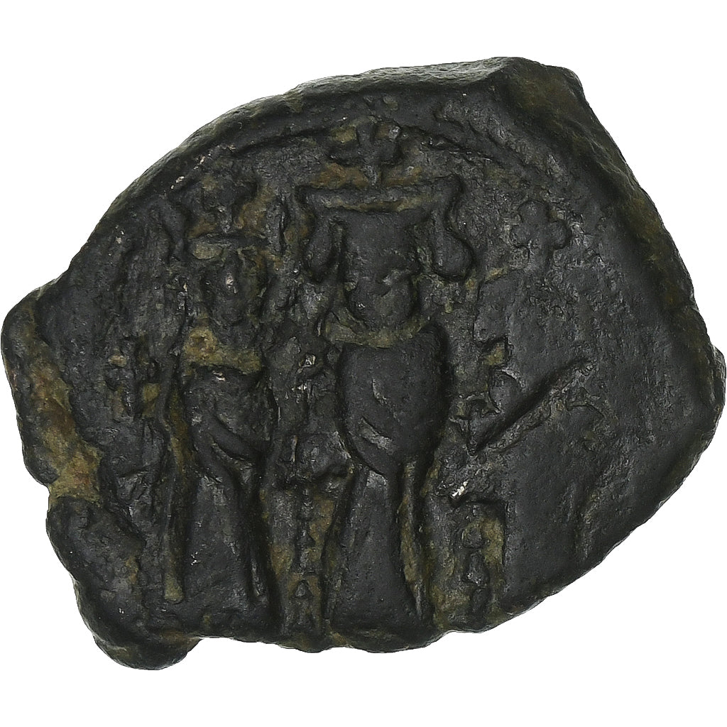 Herakliusz,
z Martiną i Herakliuszem Konstantynami,
Follis