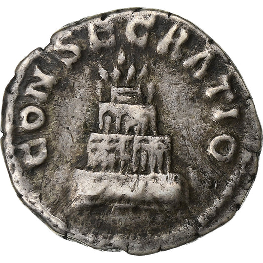 Divus Antonin Pius,
Denar,
161