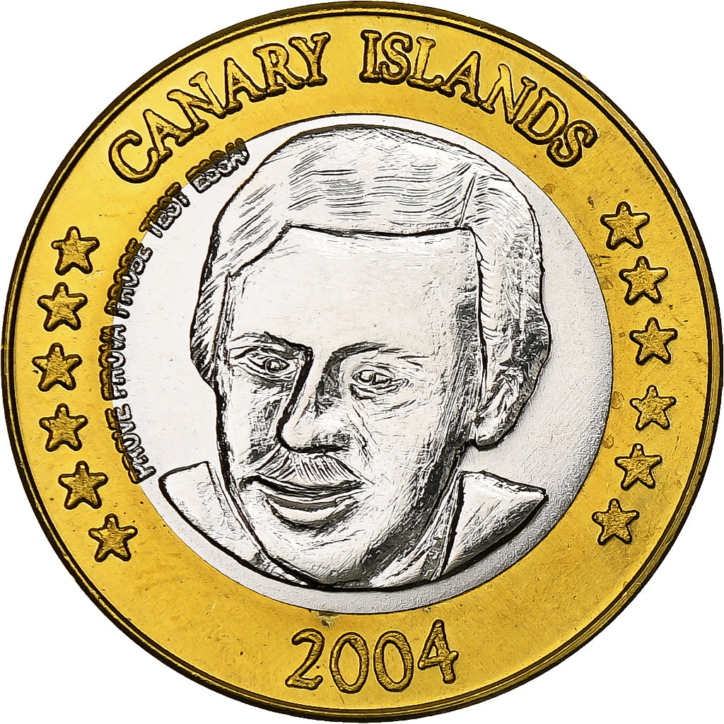 Hiszpan,
Wyspa Kanarische,
2 euro