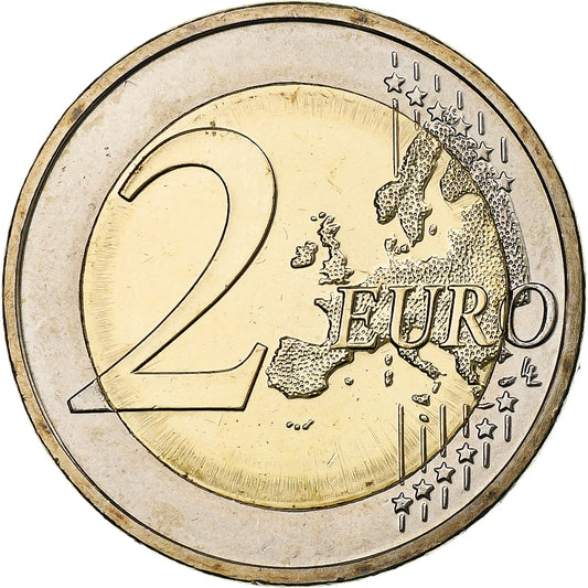 Słowenia,
2 euro,
Einführung in den Euro