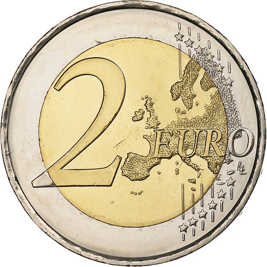 Hiszpan,
2 euro,
30 Jahre vor dem Drapeau de l'UE