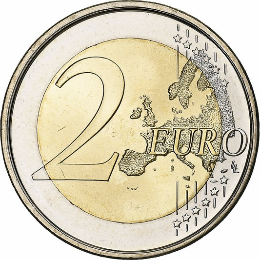 Hiszpan,
2 euro,
10 Jahre Euro-Bargeld