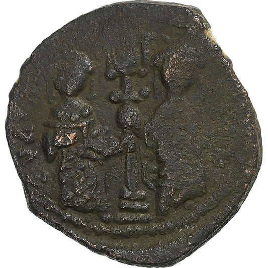 Konstantyn X,
z Eudocją,
Follis