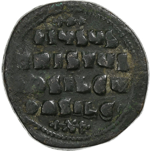 Bazyli II i Konstantyn VIII,
Follis,
976-1025