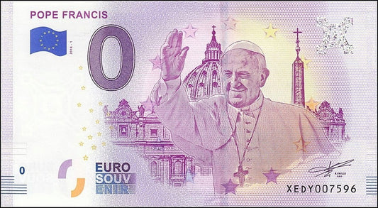 0 euro Pope Francis 2018.1