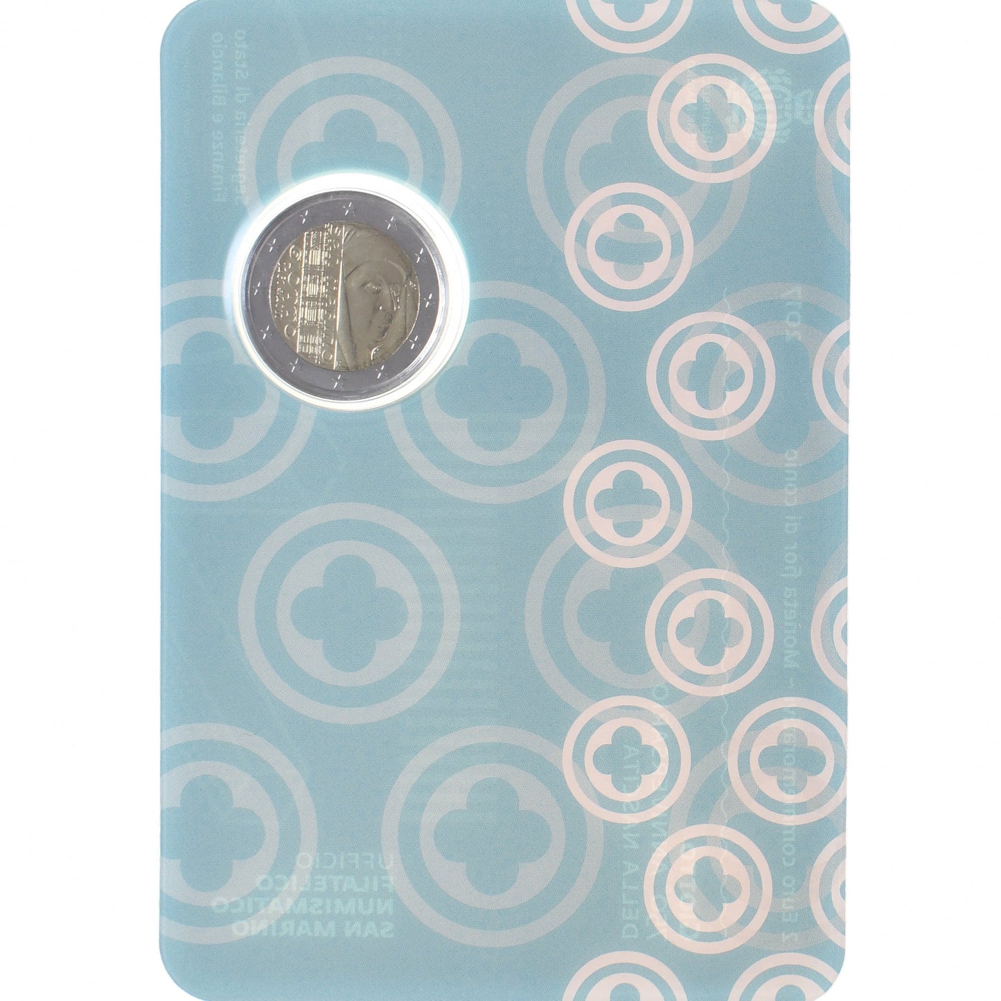 San Marino,
2 euro,
Rocznica Giotto 750°. della nascita