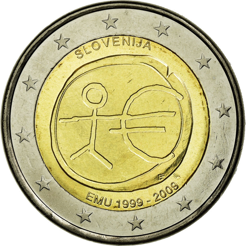 Słowenia,
2 euro,
Europäische Währungsunion