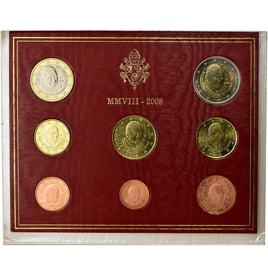 Watykan,
1 cent za 2 euro,
2008