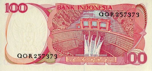Indonezja 100 rupii Ptak 1984 P-122