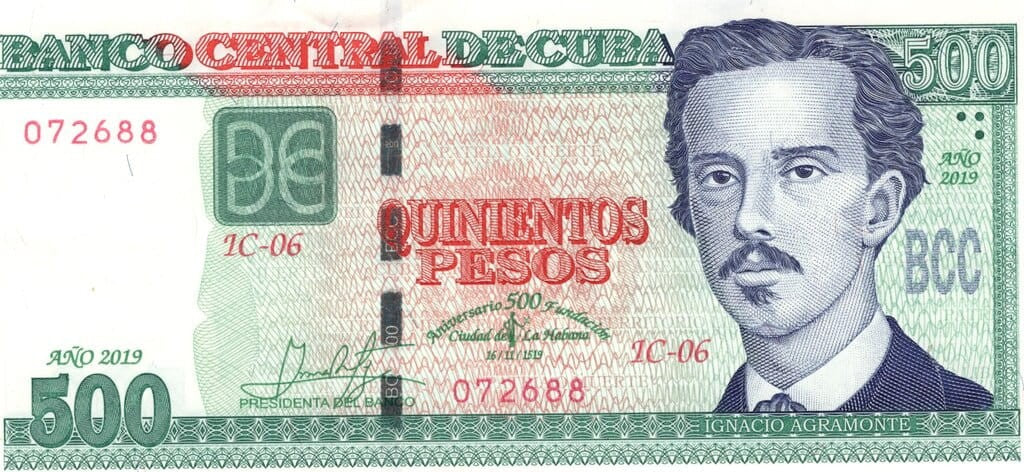 Kuba 500 Peso Założenie Hawany 2019 P-133a