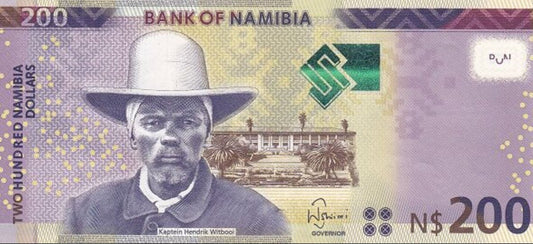 Namibia 200 dolarów Antylopowiec koński 2018 P-15c