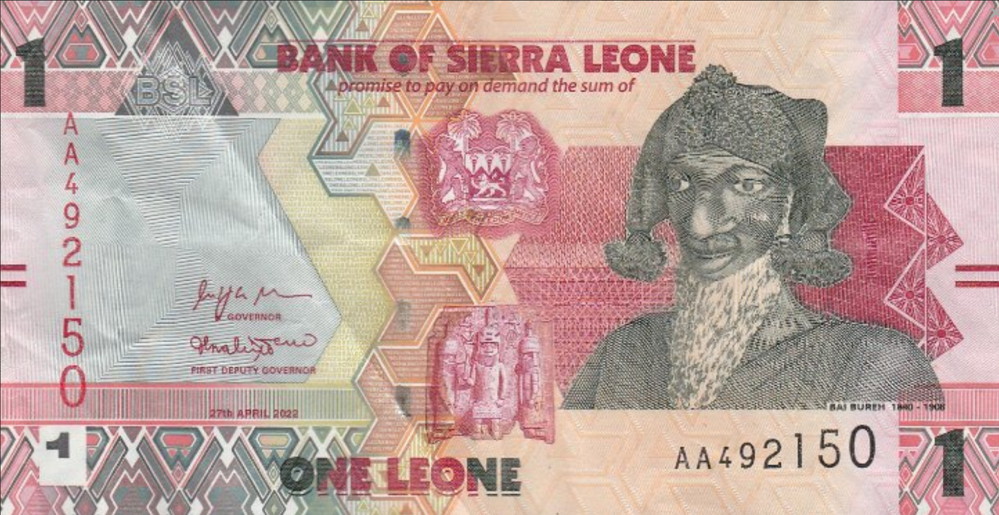 Sierra Leone 1 le Bai Bureh 2022 P-34