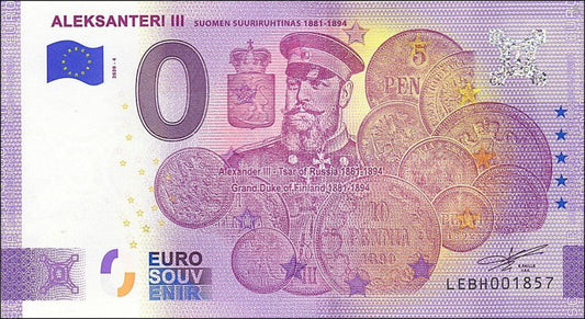 0 euro Aleksanteri III 2020.4