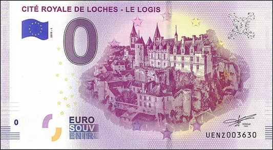 UE 0 euro Cité Royale de Loches - Le Logis 2019.1