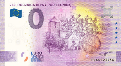 0 euro Polska 780. rocznica Bitwy pod Legnicą 2021.2