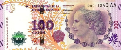 Argentyna 100 peso Eva Peron 2012 P-358c