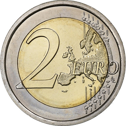 Słowenia, 
  
  2 euro, 
  
  30 Jahre Flagge der Europäischen Union
