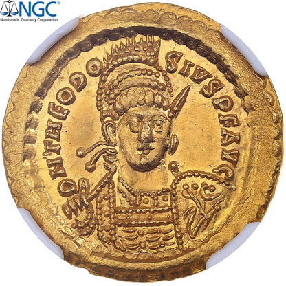 Teodozjusz II, 
  
  Solidus, 
  
  430-440