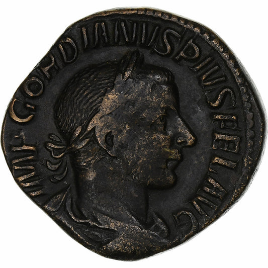 Gordian III, 
  
  Sestercjusz, 
  
  244