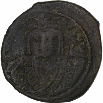 Maurycy Tyberiusz, 
  
  Follis, 
  
  591-592