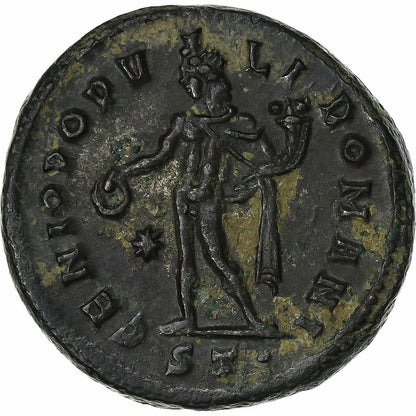 Galeriusz, 
  
  Follis, 
  
  296-297