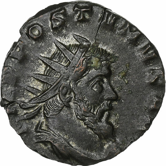 Postum, 
  
  Antoninian, 
  
  268