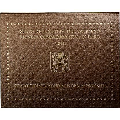 Watykan, 
  
  2 euro, 
  
  26. Weltjugendtag