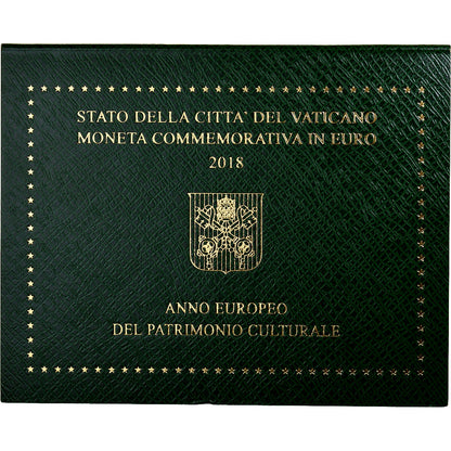 Watykan, 
  
  2 euro, 
  
  Europäisches Jahr des Kulturerbes