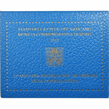 Watykan, 
  
  2 euro, 
  
  Restaurierung der Sixtinischen Kapelle