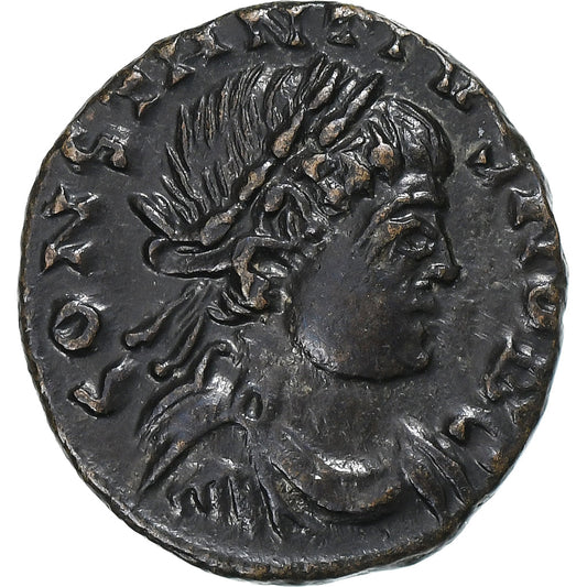 Konstancjusz II, 
  
  Follis, 
  
  324-337