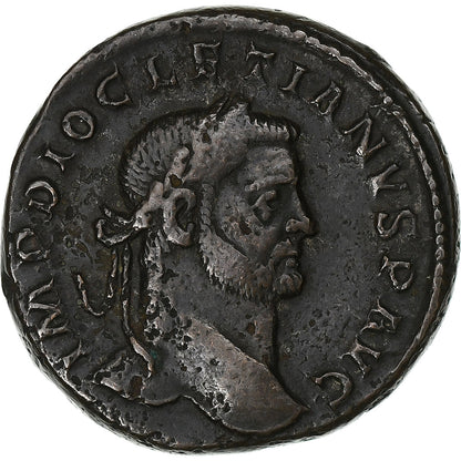 Dioklecjan, 
  
  Follis, 
  
  296-297