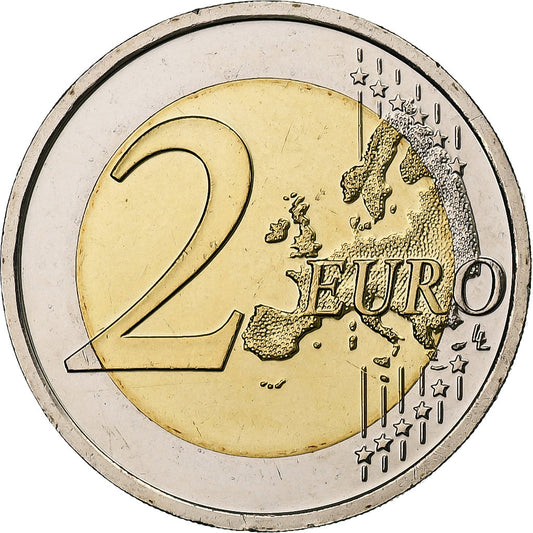 Słowak, 
  
  2 euro, 
  
  10. Jahrestag – Beitritt zur Europäischen Union