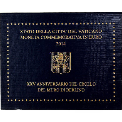 Watykan, 
  
  2 euro, 
  
  25. Jahrestag