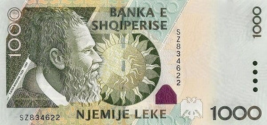 Albania 1000 leke Kościół 2011 P-73b