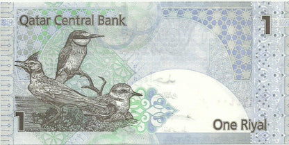 Katar 1 Riyal Ptaki 2008 P-28