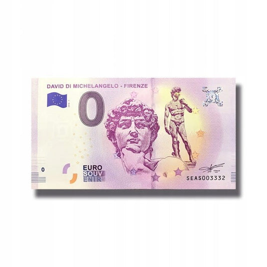 UE 0 euro David Michelangelo 2018.1