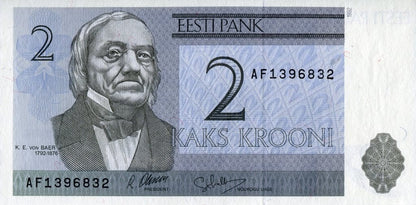 Estonia 2 krooni Pałac 1992 P-70