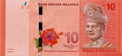 Malezja 10 Ringgit Rafflesia-Bukietnica 2011 P-53