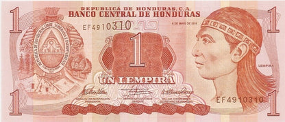 Honduras 1 lempira Ruiny 2010/12