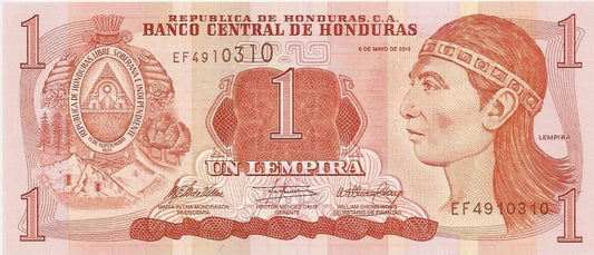 Honduras 1 lempira Ruiny 2010/12