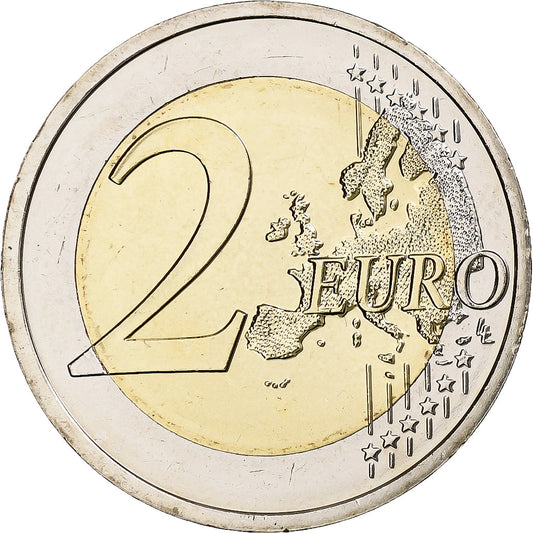 Słowak, 
  
  2 euro, 
  
  25. Jahrestag der Republik