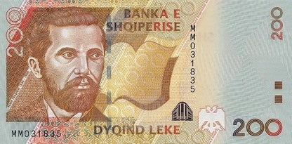Albania 200 leke Naim Frashieri 2012 P-71b