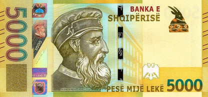 Albania 5000 leke Skenderbeu 2017/19 P-80a