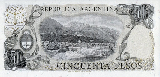 Argentyna 50 peso Źródła królewskie 1977+ P-301b.2