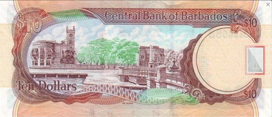 Barbados 10 $ Charles Duncan O'Neal 2007 P-68