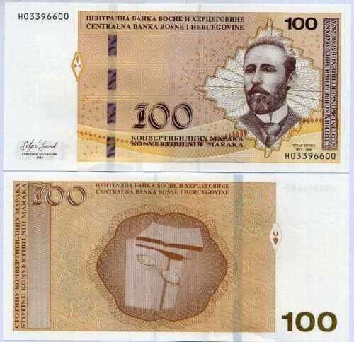 Bośnia i Hercegowina 100 KM Książka 2019 P-87c