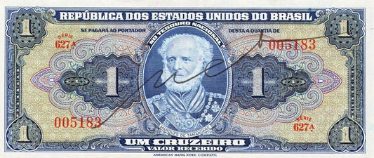 Brazylia 1 cruzeiro Szkoła morska 1944 P-132a